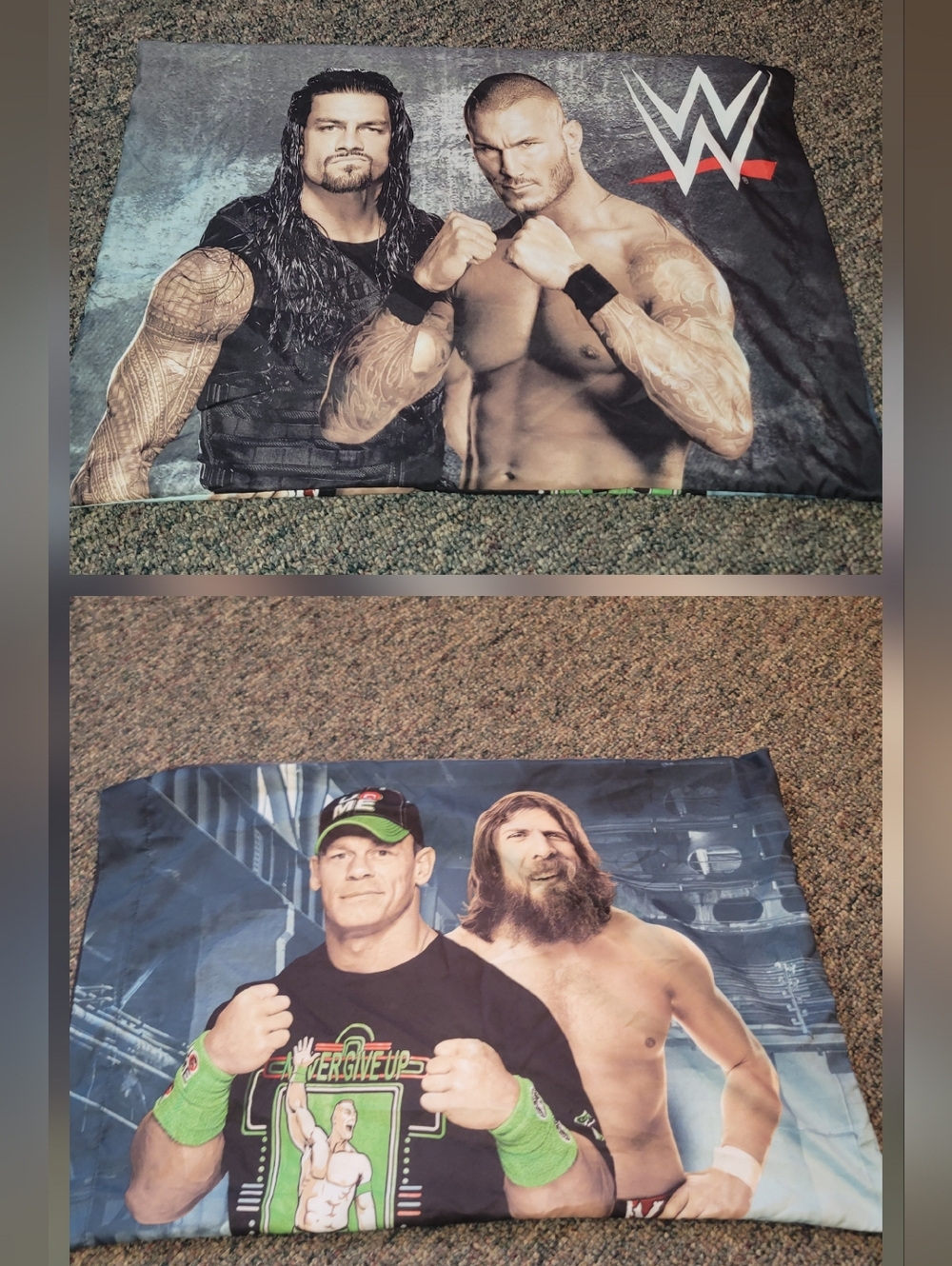 WWE Black, White and Red Logo Pillowcase